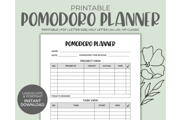 Pomodoro Planner