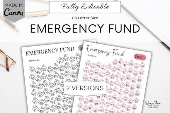 Emergency Fund | Savings Tracker | Canva