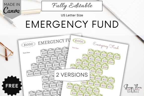 Emergency Fund | Savings Tracker | Canva