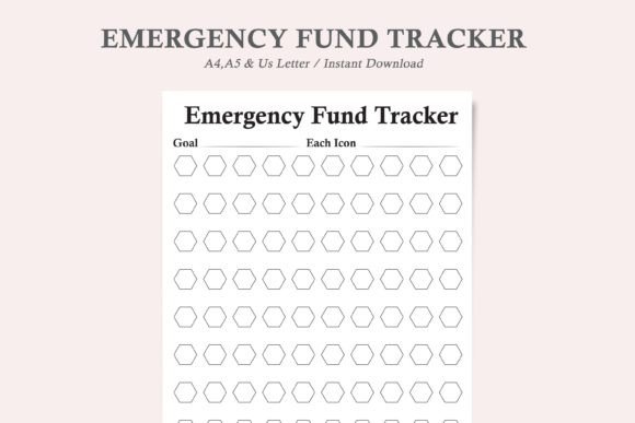 Emergency Fund Tracker, Money Challenge