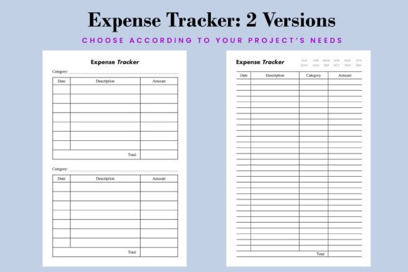Expense Tracker Log Book | KDP Interior