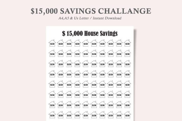 House Savings Tracker, Savings Challenge