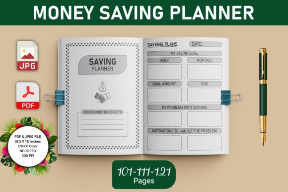 Money Saving Planner for KDP Interior