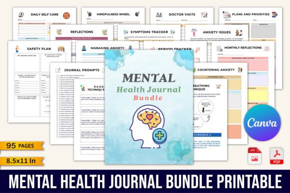 Mental Health Journal Bundle