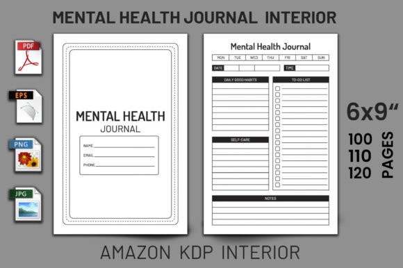 Mental Health Journal - KDP Interior