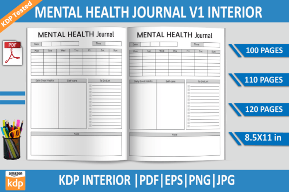 Mental Health Journal | KDP Interior