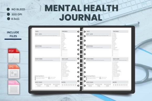 Mental Health Journal – KDP Interior