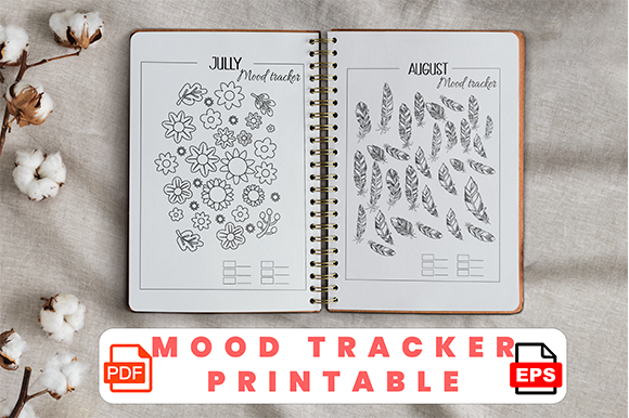 Monthly Mood Tracker Planner