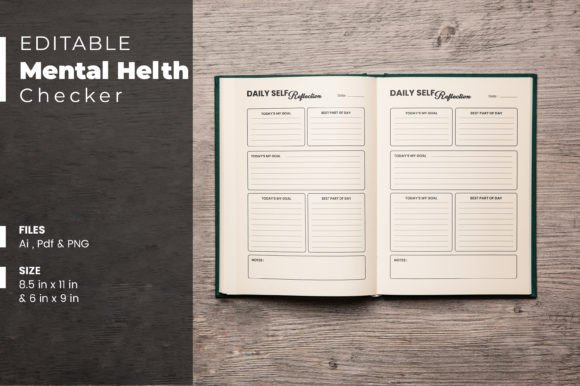 Mood Journal Mental Health Tracker | KDP
