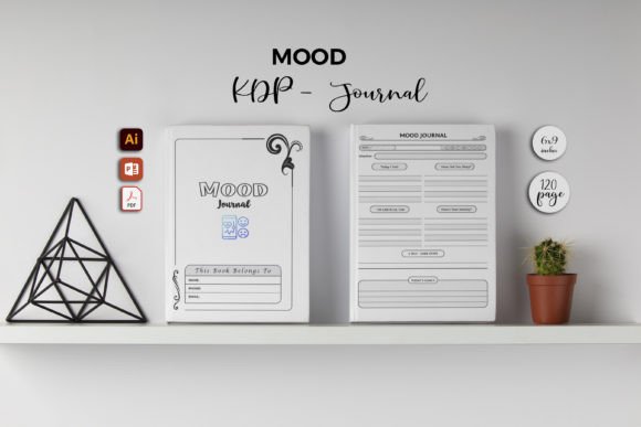 Mood Journal Mental Health Tracker | KDP