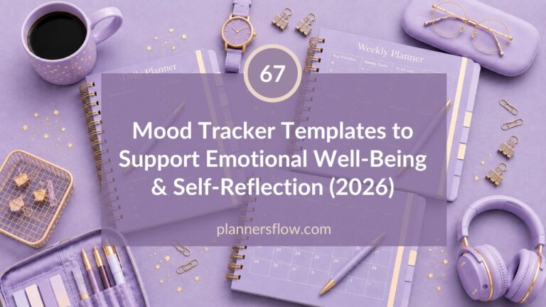 Mood Tracker Templates