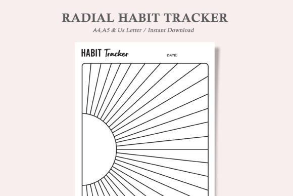 Mood Tracker, Radial Habit Tracker
