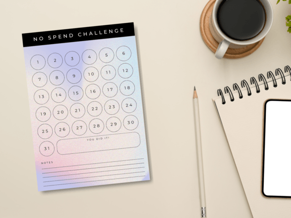 No Spend Challenge Financial Planner