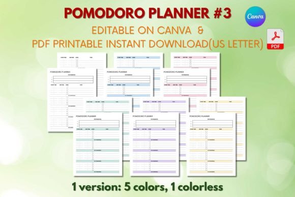 Pomodoro Planner #3