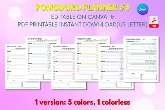 Pomodoro Planner #4