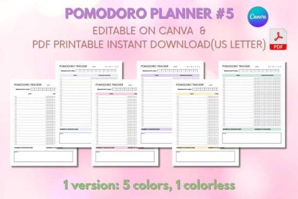 Pomodoro Planner #5