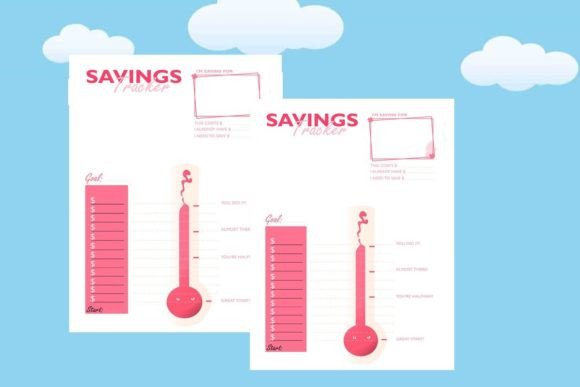 Saving Tracker Money Challenge Printable