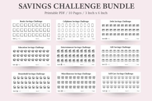 Savings Challenge, Sinking Fund Tracker