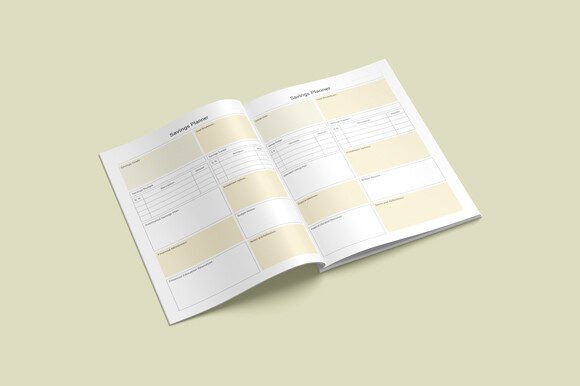 Savings Planner Kdp Printable