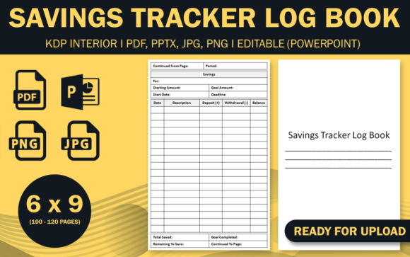 Savings Tracker Log Book