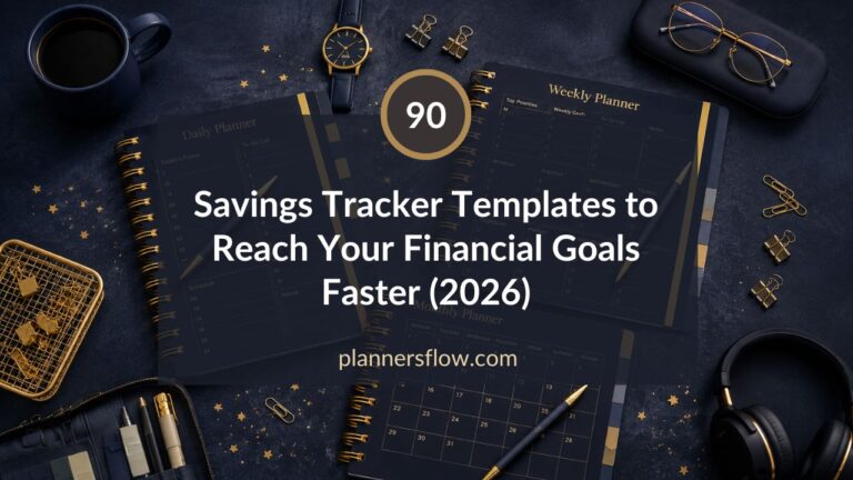 Savings Tracker Templates