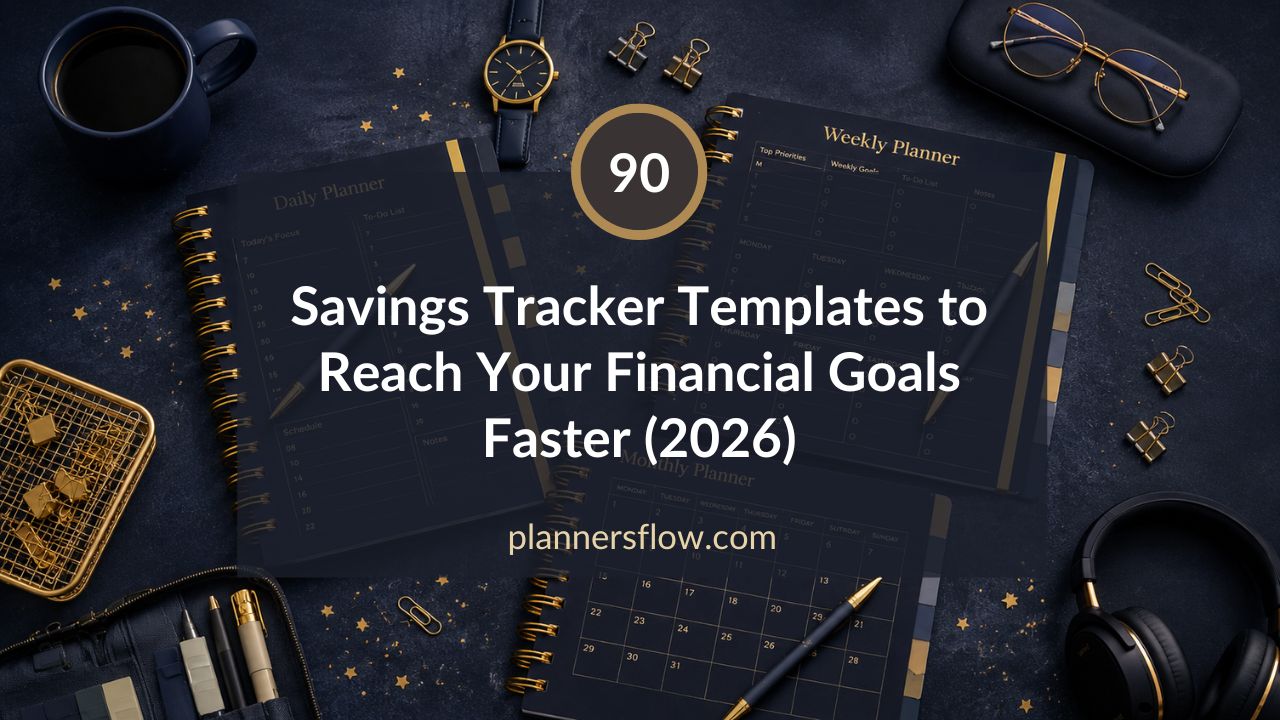 Savings Tracker Templates