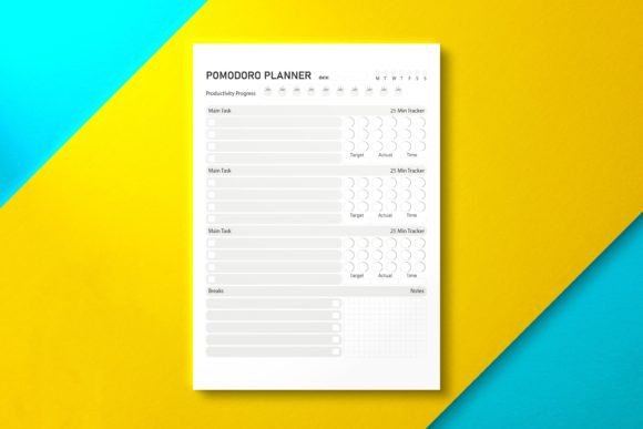Pomodoro Planner Printable