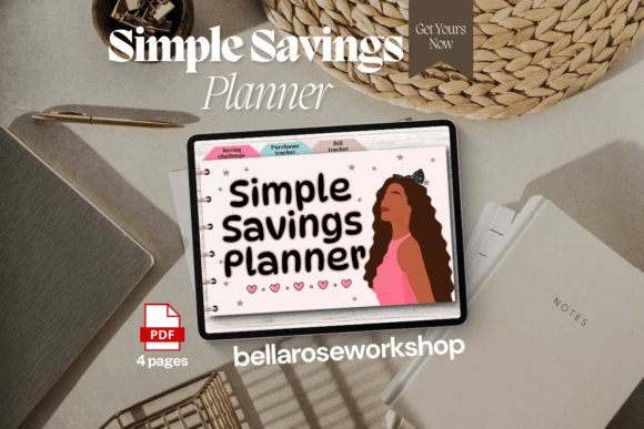 Simple Savings Planner, Digital Planner