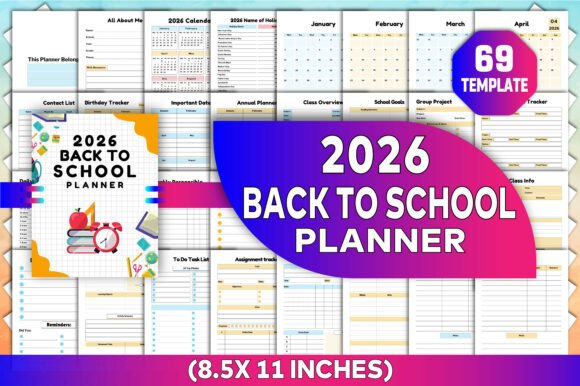 2026 Back to School Planner Canva