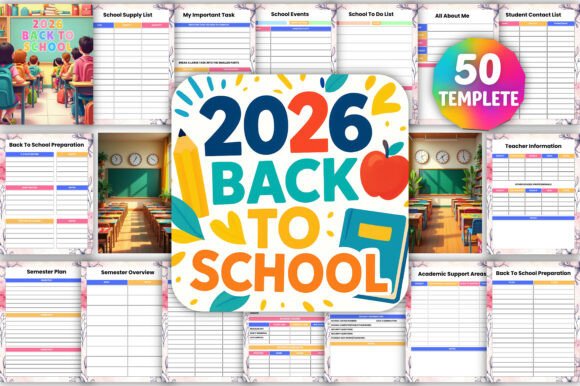 2026 Back to School Planner Canva Kdp