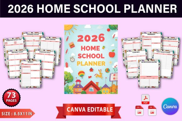 2026 Home School Planner