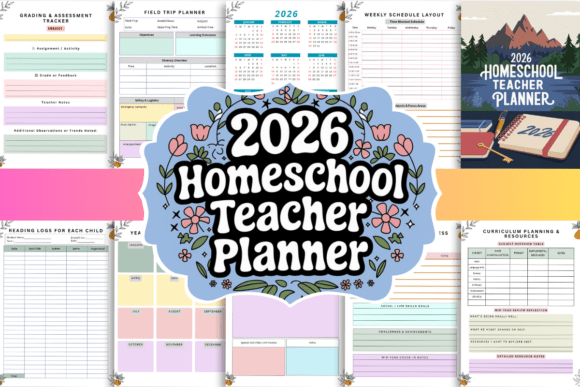 Homeschool Teacher Planner