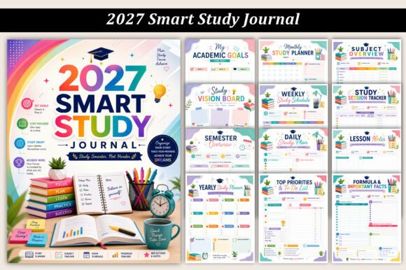 2027 Smart Study Journal | Printable