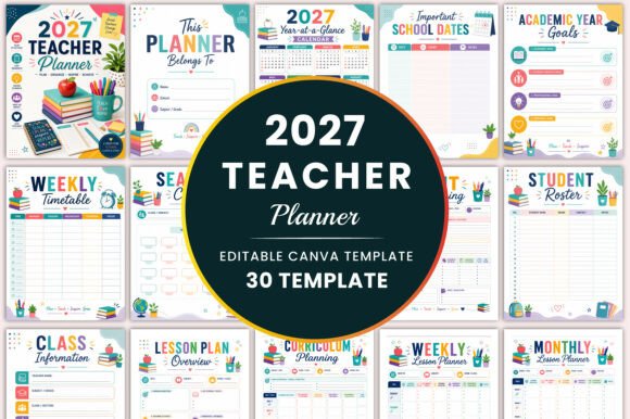 Teacher Planner (KDP Interior)
