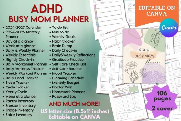 ADHD planner styles