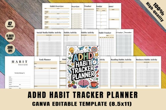 ADHD planner types