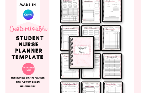 Canva Student Nurse Digital Planner