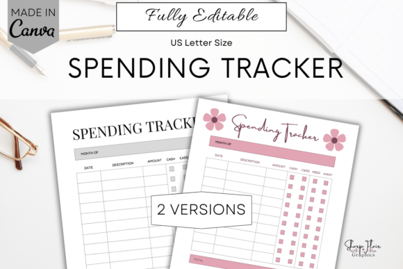 Editable Spending Tracker | Canva