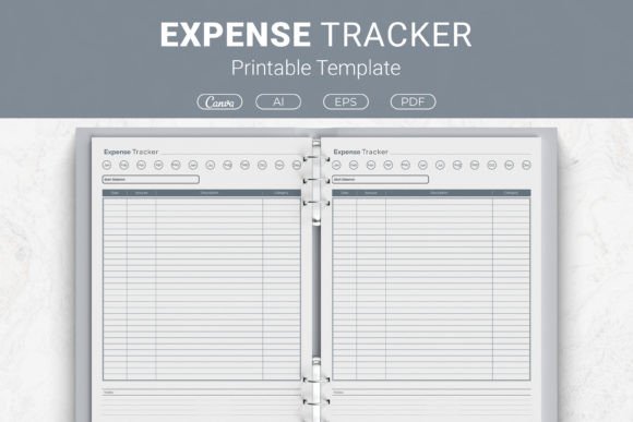 Expense Tracker Printable Template