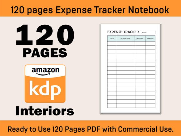 Expense Tracker Notebook Kdp Int V-04