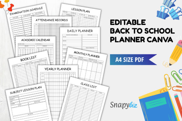 Back to School Planner Canva