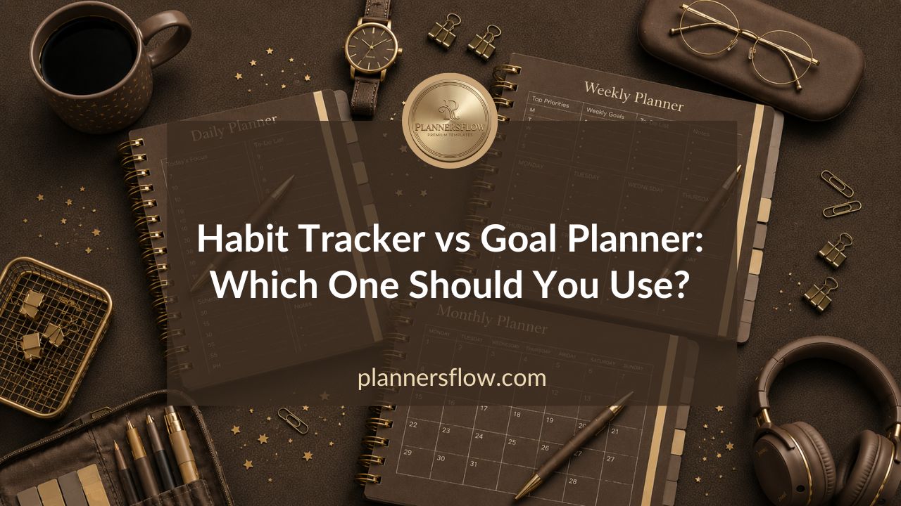 Habit Tracker vs Goal Planner