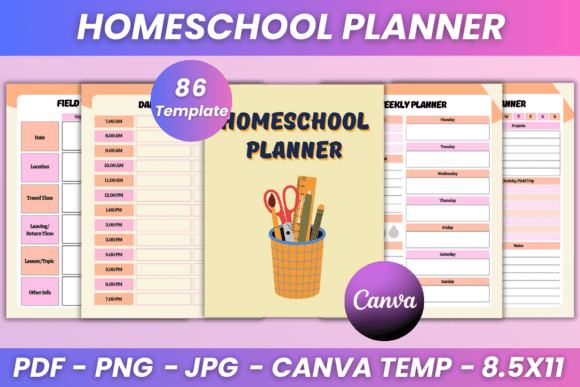 Homeschool Planner Kdp Interior