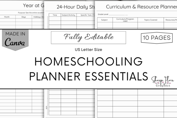 Homeschooling Planner Essentials Canva