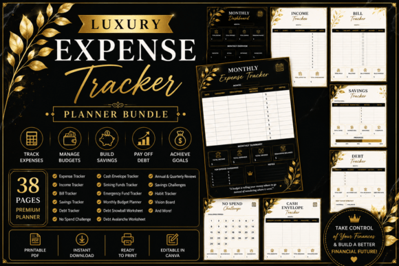 Luxury Expense Tracker Planner