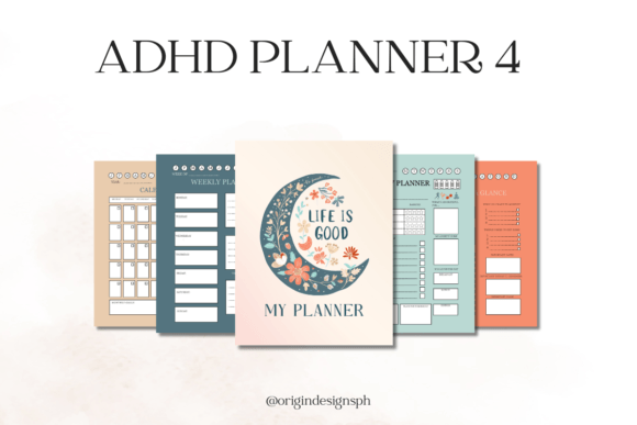 PLR ADHD Printable Planner
