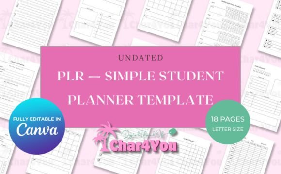 PLR — Student Planner Template