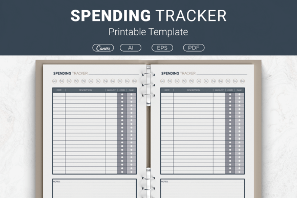 Spending Tracker Printable Template