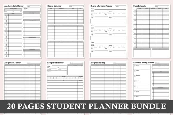 Student Planner Bundle