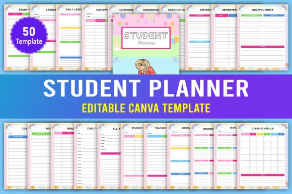 Student Planner CanvaStudent Planner Canva